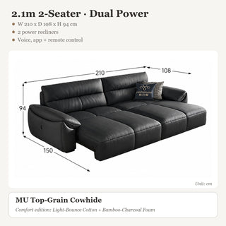 2.1m 2-Seater · Dual Power
