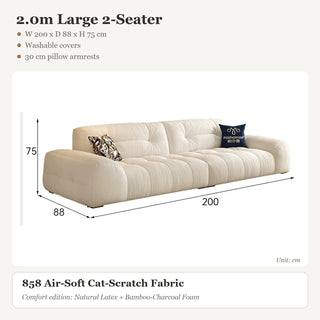 2.0m Large 2-Seater