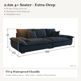 2.6m 4+ Seater · Extra-Deep
