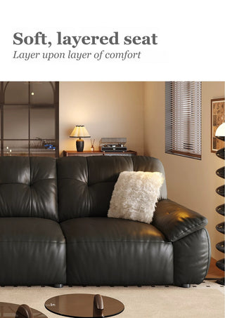 Soft, layered seat
