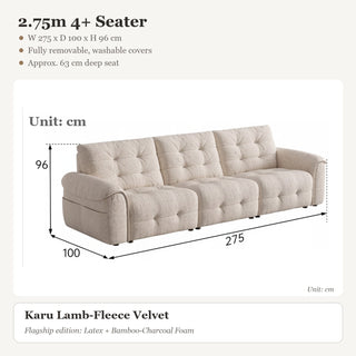 2.75m 4+ Seater