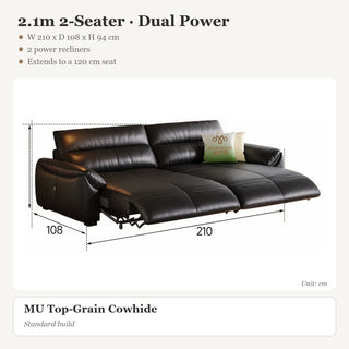 2.1m 2-Seater · Dual Power
