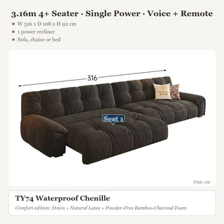 3.16m 4+ Seater · Single Power · Voice + Remote
