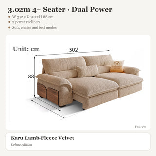 3.02m 4+ Seater · Dual Power