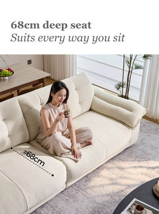 68 cm deep seat