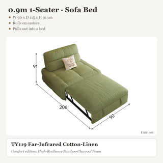 0.9m 1-Seater · Sofa Bed