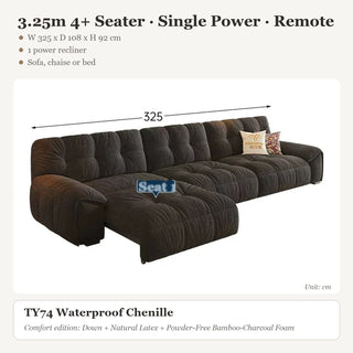 3.25m 4+ Seater · Single Power · Remote