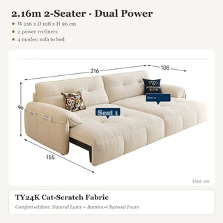 2.16m 2-Seater · Dual Power
