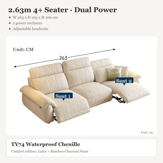 2.63m 4+ Seater · Dual Power