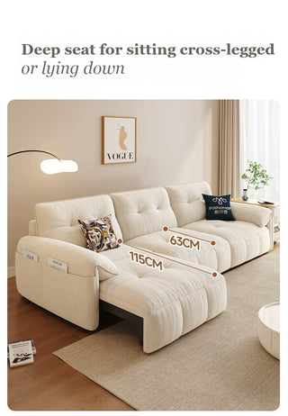 Approx. 63 cm deep seat