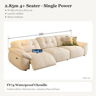 2.85m 4+ Seater · Single Power