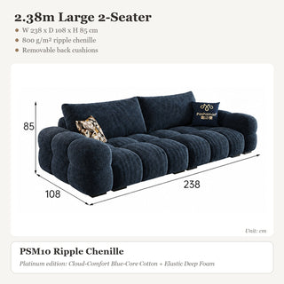 2.38m Large 2-Seater