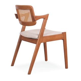 Parvin Rattan Wooden Dining Chair