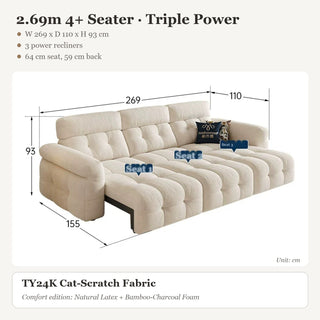 2.69m 4+ Seater · Triple Power