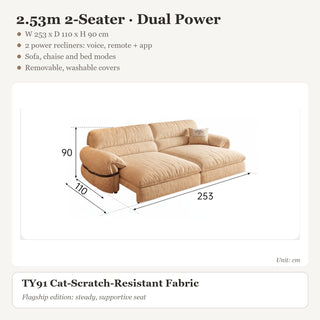 2.53m 2-Seater · Dual Power