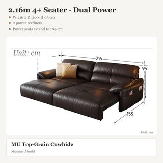 2.16m 4+ Seater · Dual Power