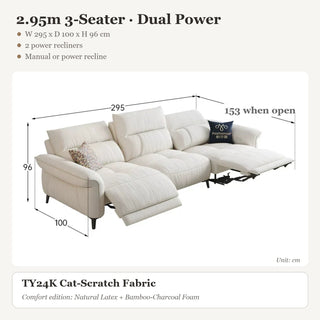 2.95m 3-Seater · Dual Power