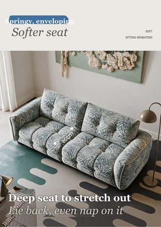 Deep seat to stretch out