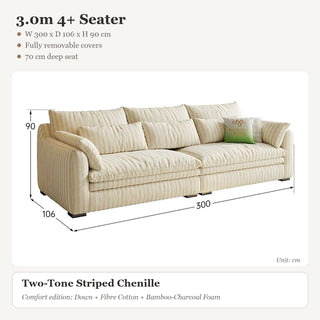3.0m 4+ Seater