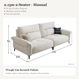 2.15m 2-Seater · Manual
