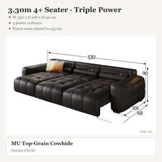 3.30m 4+ Seater · Triple Power