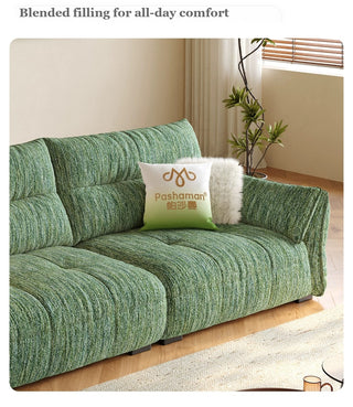 Plump back cushions