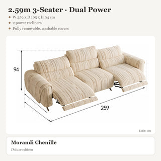 2.59m 3-Seater · Dual Power