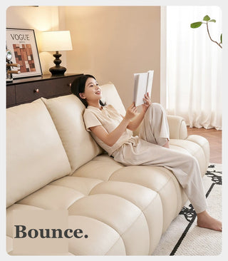 Soft, bouncy seat