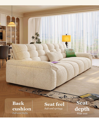 Full, springy cushions