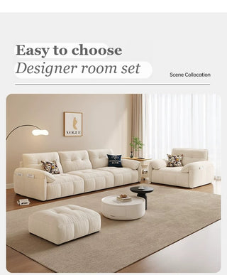Sofa, armchair and footstool