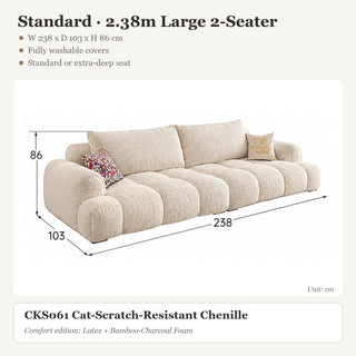 Standard · 2.38m Large 2-Seater