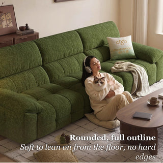 Soft to lean on from the floor