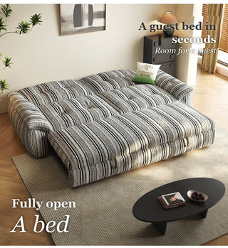 Fully open: a bed