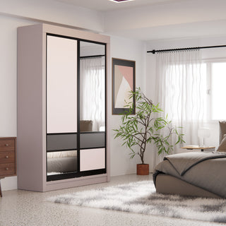 Milene Sliding Door Wardrobe (4ft & 5ft)
