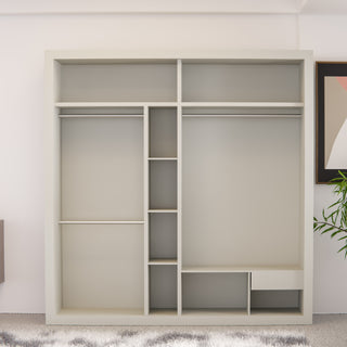 Kennie Sliding Door Wardrobe (5ft,6ft & 8ft)