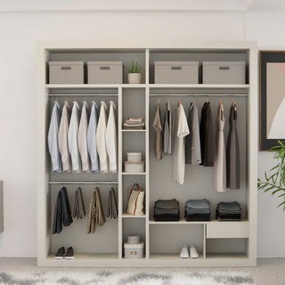 Kennie Sliding Door Wardrobe (5ft,6ft & 8ft)