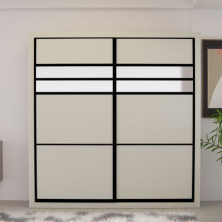 Kennie Sliding Door Wardrobe (5ft,6ft & 8ft)