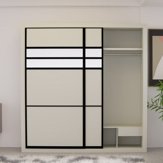 Kennie Sliding Door Wardrobe (5ft,6ft & 8ft)