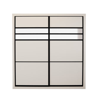 Kennie Sliding Door Wardrobe (5ft,6ft & 8ft)