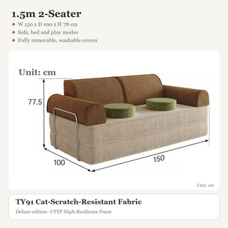 1.5m 2-Seater