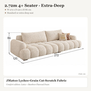 2.72m 4+ Seater · Extra-Deep