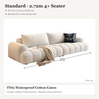 Standard · 2.72m 4+ Seater