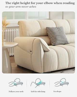 Hareard Piano-Key Cat-Scratch-Resistant Fabric Sofa, view 5