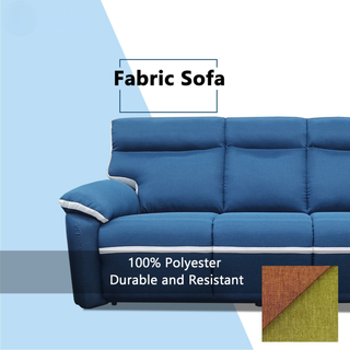 Novar Fabric Recliner Sofa by Esteller (Pet Friendly & Easy Clean)