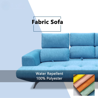 Nyros Fabric Adjustable Backrest Sofa by Esteller (Pet Friendly & Easy Clean)