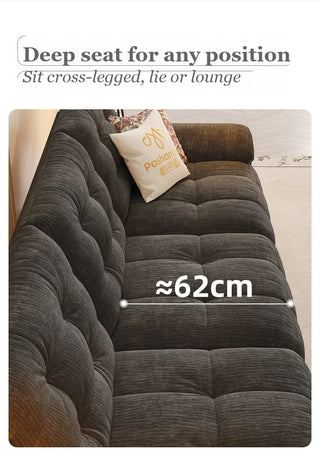 Approx. 62 cm deep seat