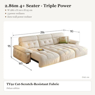 2.86m 4+ Seater · Triple Power