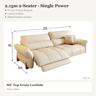 2.15m 2-Seater · Single Power