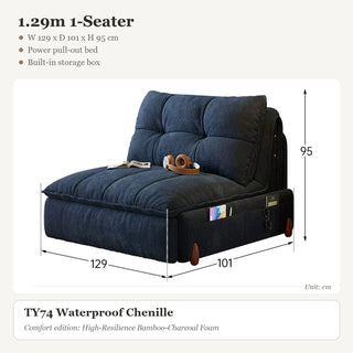 1.29m 1-Seater