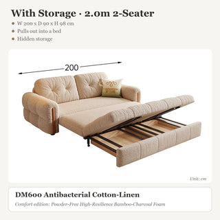 With Storage · 2.0m 2-Seater